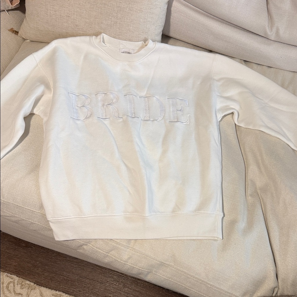 White Crew Neck Sweater